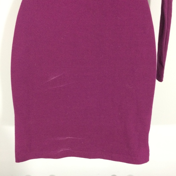 Forever 21 Womens S One Shoulder Purple Mini Dress - Picture 5 of 8